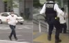 根本沒有想像中的緊張刺激  直擊日本街頭警匪追逐「超有禮貌」民眾超傻眼：是在慢跑嗎（影）
