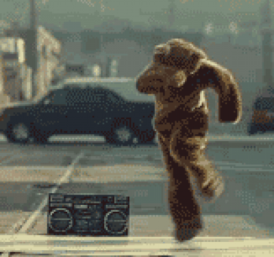 帥氣街舞熊。