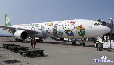 邀請您一同搭乘Hello Kitty專機。