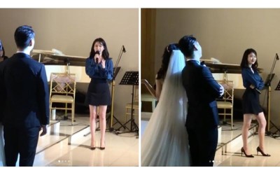 IU驚喜現身伴舞婚禮獻唱《GOOD DAY》狂飆3段式高音  新人舞魂上身像拍MV