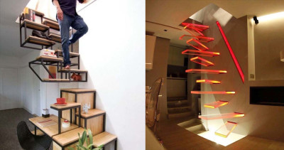 20個讓大家「不敢爬」的超狂階梯：設計師給我出來！