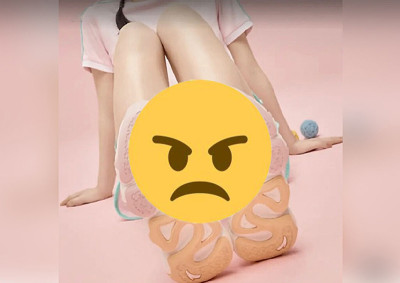 女鞋宣傳照影射女性陰部，一洞看入大腿根，網怒：故意的